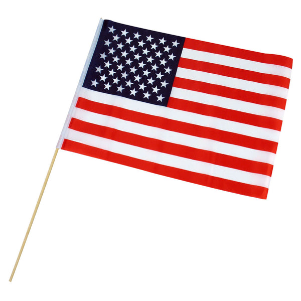 American Flag 12" x 18" Poly (Import) (DZ)
