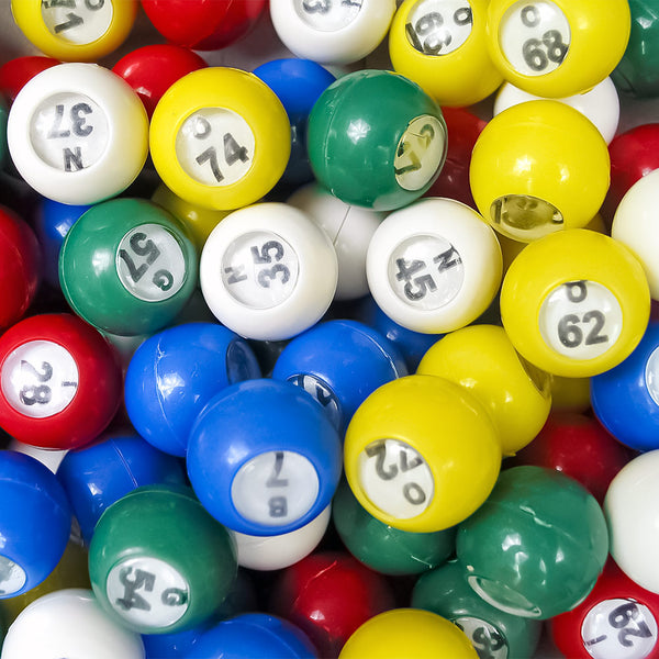 Bingo Ball Set - Plastic (75 PACK)
