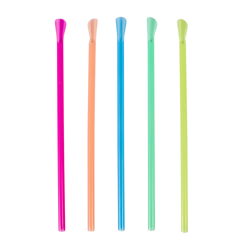 Neon Spoon Straws (400 PACK)