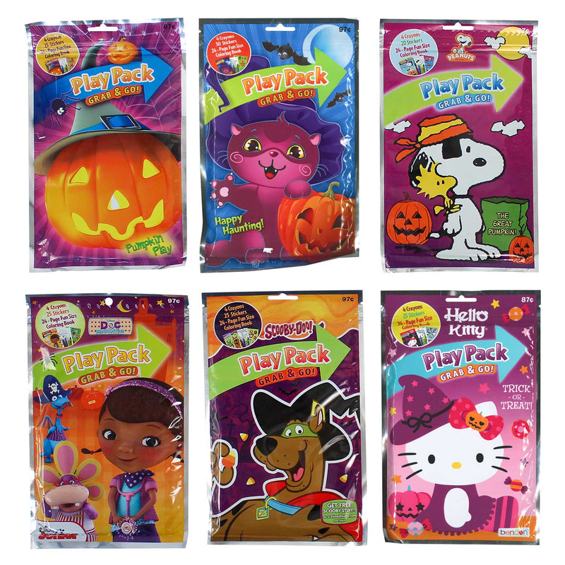 Halloween Grab and Go Play Pack Assorted