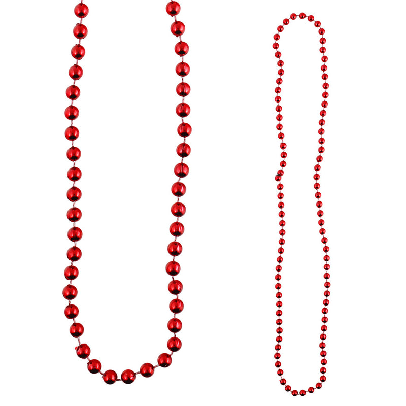 Bead Round 7mm 33" Red Premium Grade A (144 PACK)