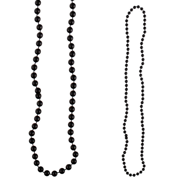 Bead Round 7mm 33" Black Premium Grade A (144 PACK)