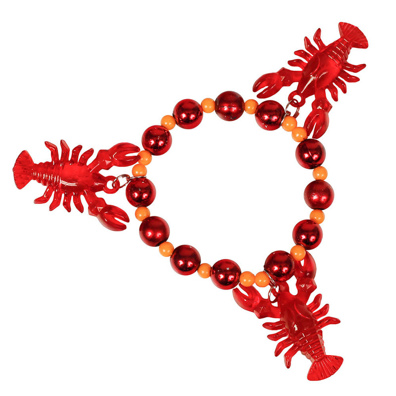 Mardi Gras Crawfish Charm Bracelet (DZ)