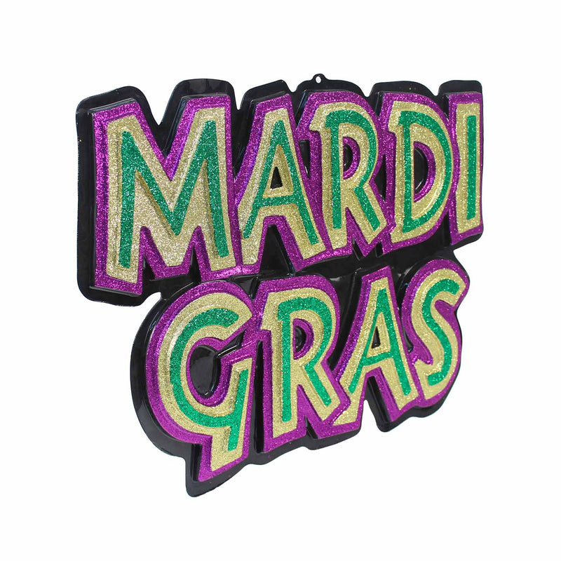 Mardi Gras Wall Plaque 28" (Local Pickup Only)