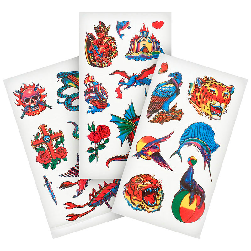 Temporary Tattoo Sheets Assortment (DZ)