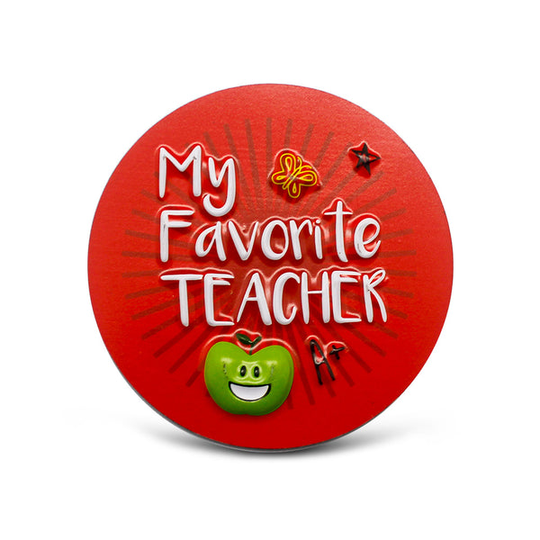 Teacher Magnet 3"
