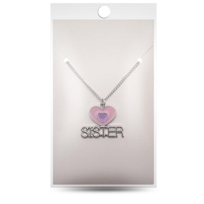 Sister Heart Necklace
