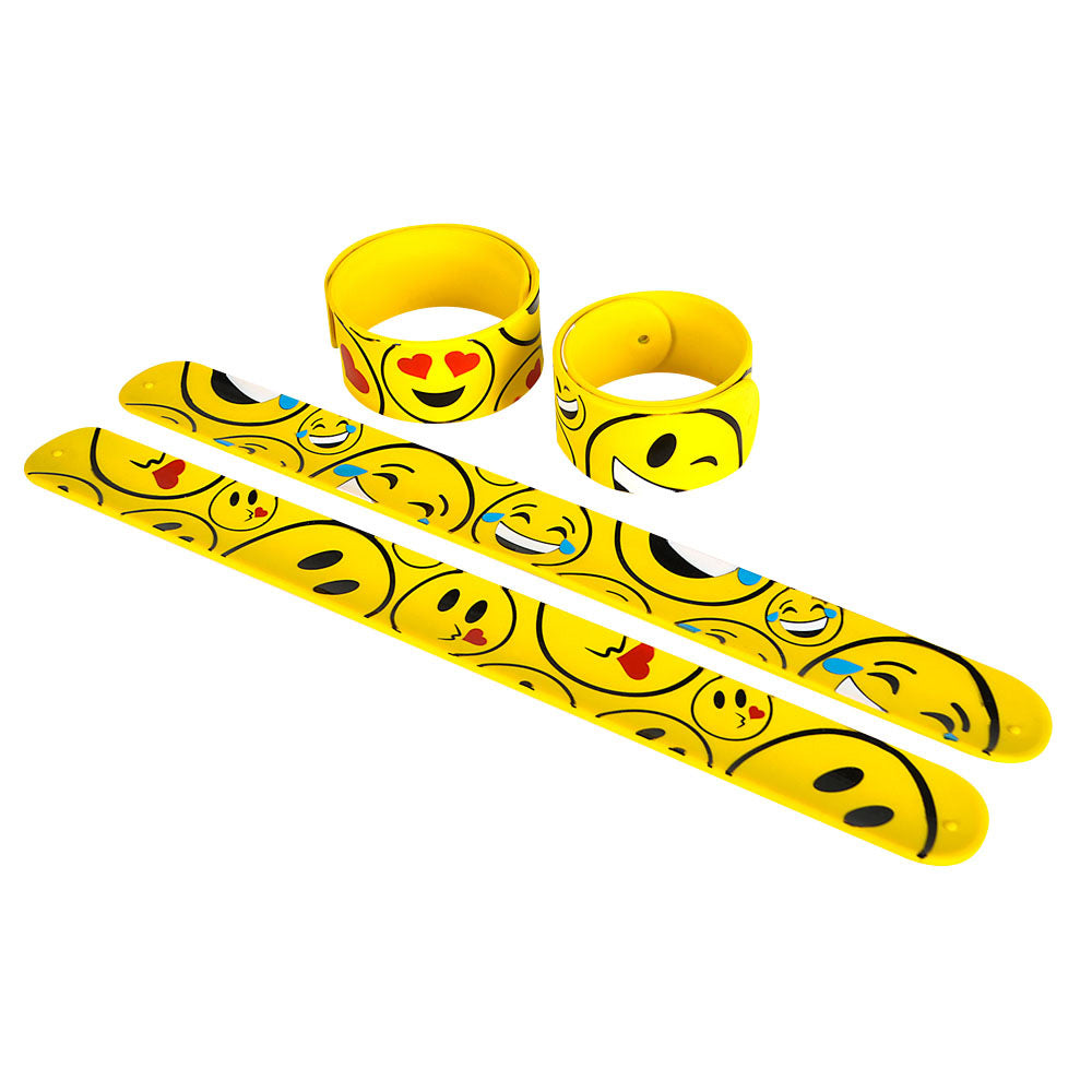 Pulseras slap emoji de Fun Express