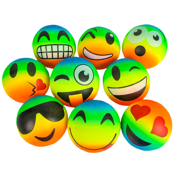 Emoji Rainbow Vinyl Ball 6" (DZ)