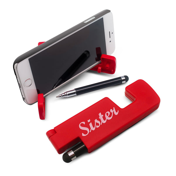 Sister Phone Stand & Stylus Pen