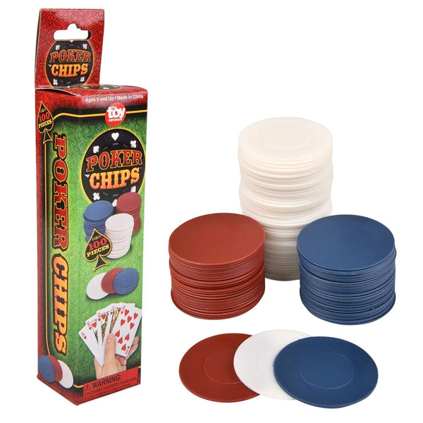Poker Chips 100 Piece Boxes (DZ)