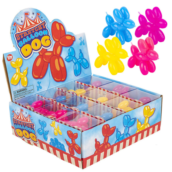 Stretchy Balloon Dog 2.5" (24 PACK)