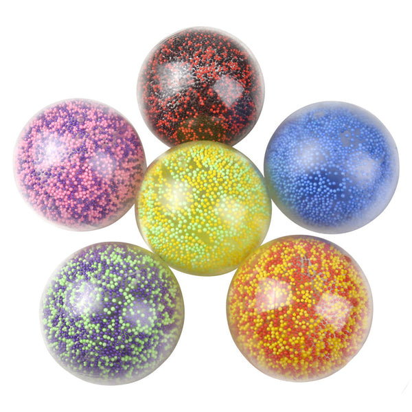 Squish Confetti Ball 4" (6 PACK)