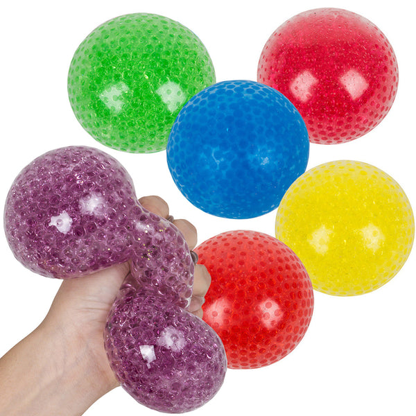 Jumbo Squeezy Bead Ball 3" (6 PACK)