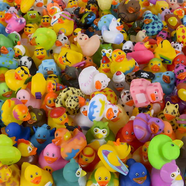 Rubber Duck Party Favor Key Chains Bulk Buy Wholesale Bundle 