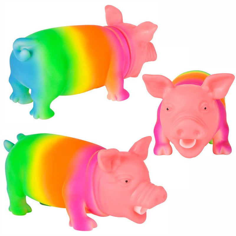 Snorting Rainbow Pigs 8"