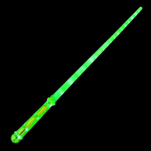 Light Up Super Bright Green Sword 28"