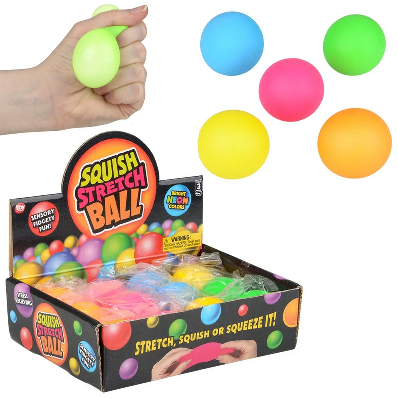 Squish And Stretch Mini Gummi Ball 1.75" (DZ)