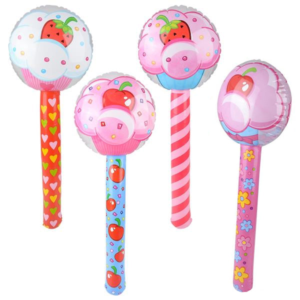 Inflate Cupcake Lollipop 36" (DZ)