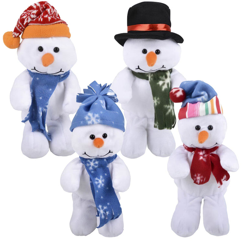 Plush Snowman Assorted 10"