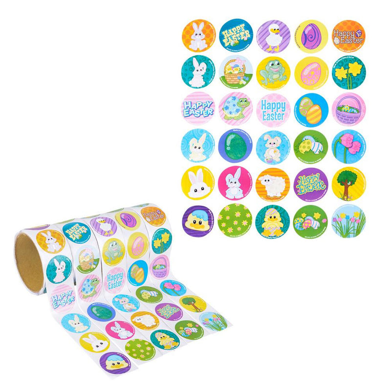 Easter Sticker Roll Assortment (500 PACK)