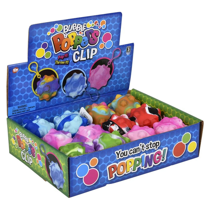 Bubble Popper Ball Clip On 2.66" (DZ)