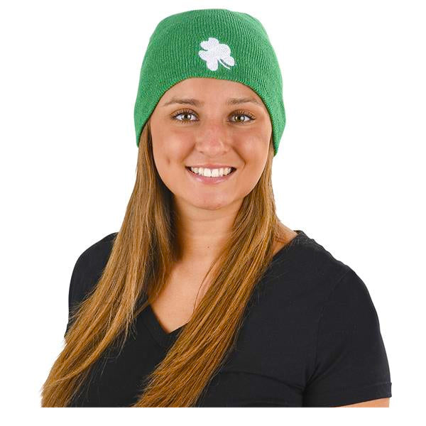 St. Patrick's Shamrock Beanie Hat (DZ)