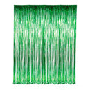 Green Foil Fringe Curtain 36" X 96"