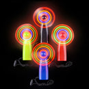 Light Up Fan Necklace 4" (DZ)