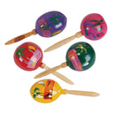 Painted Gourd Maracas 7"