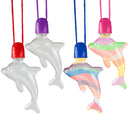 Sand Art Bottle Necklace - Dolphin 3" (DZ)