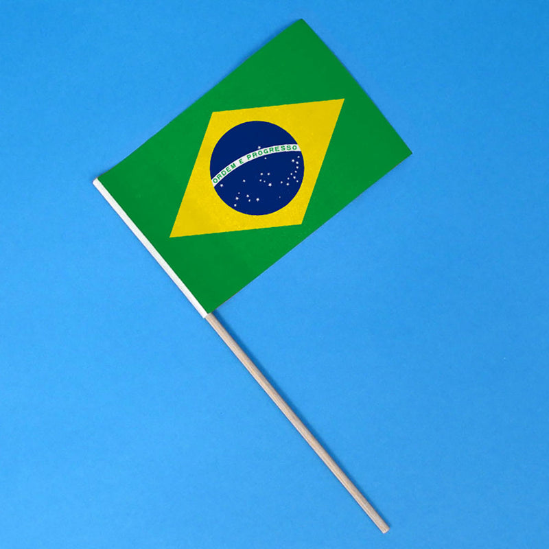 Flag 4" x 6" Cloth - Brazil (DZ)