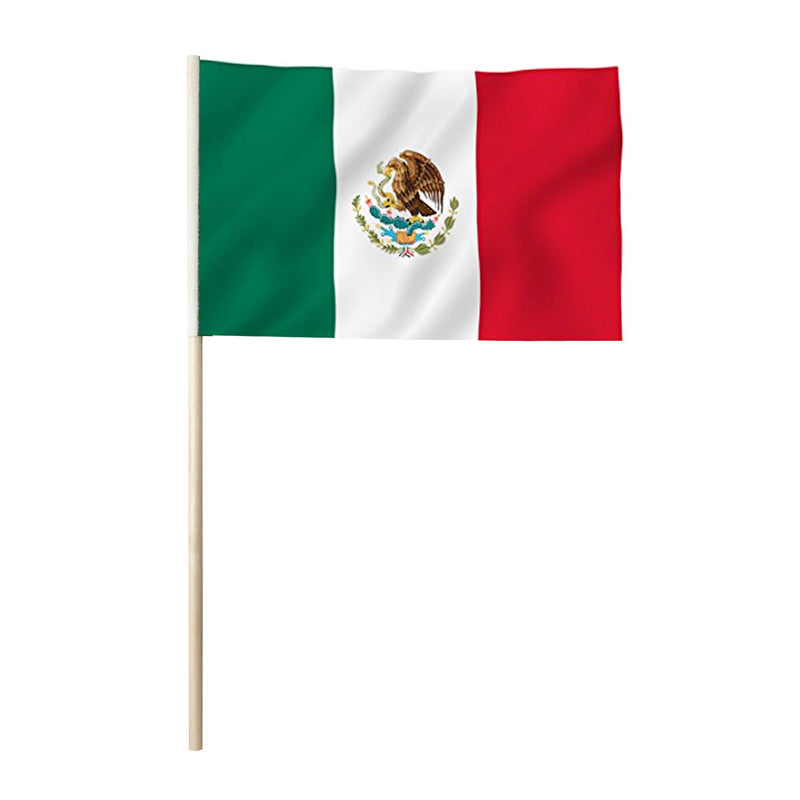 Flag 4" x 6" Cloth - Mexico (DZ)