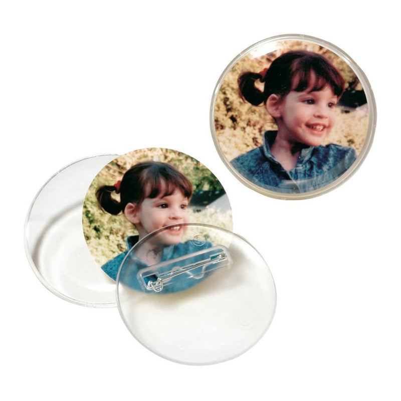 Snap-In Photo Button 3" (20 PACK)