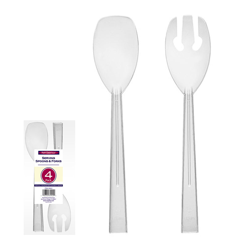 Serving Spoons and Forks (4 PACK)