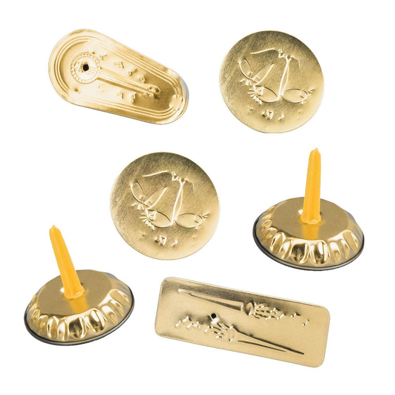 Metal Noisemaker - Gold Asst (50 PACK)