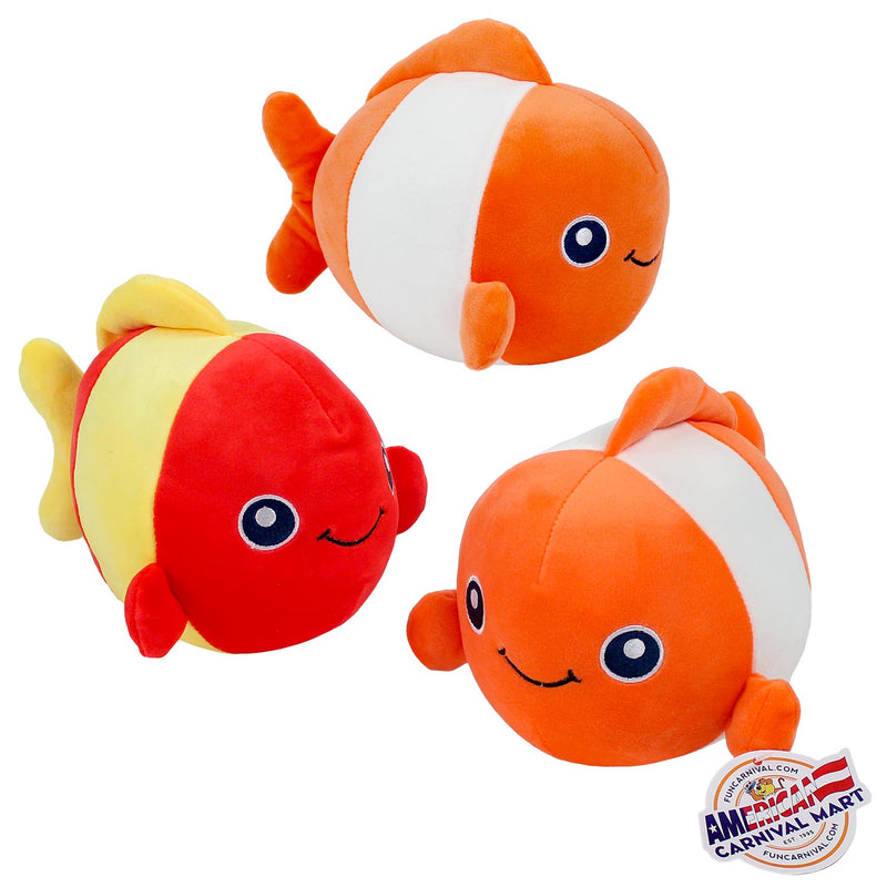 Plush Clown Fish 9" (DZ)