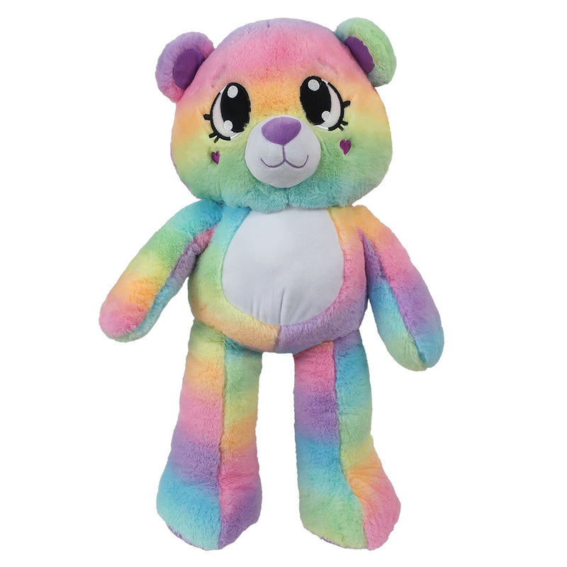 Plush Rainbow Bear 26"