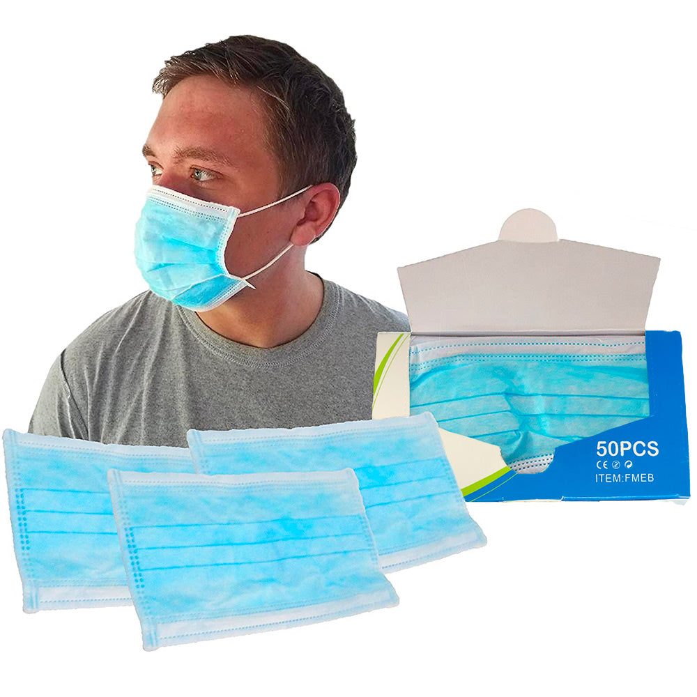 PPE Face Masks FDA Approved (50/Pk)