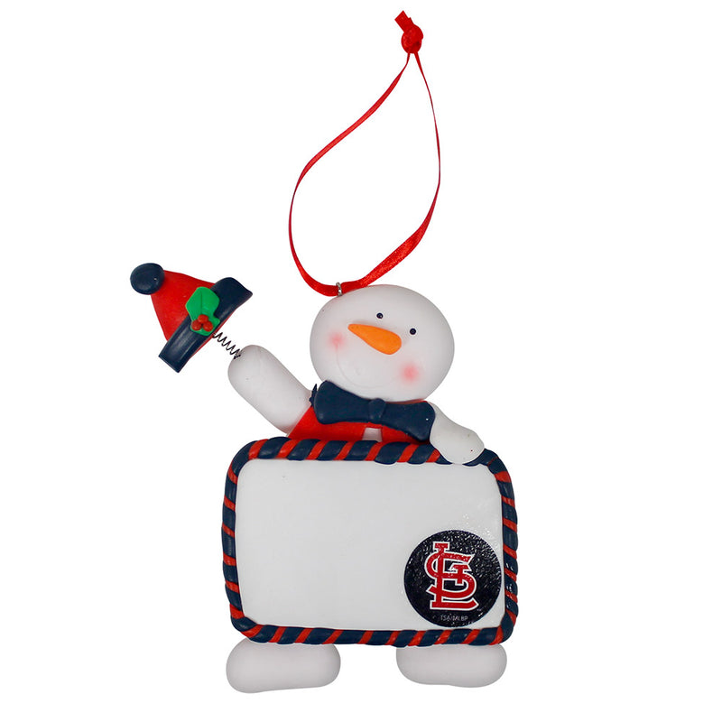 St. Louis Cardinals Ornament - Snowman 4"