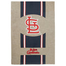 St. Louis Cardinals Burlap House Flag 44"