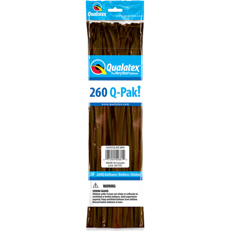 260Q Balloons Brown 60" (50 PACK)