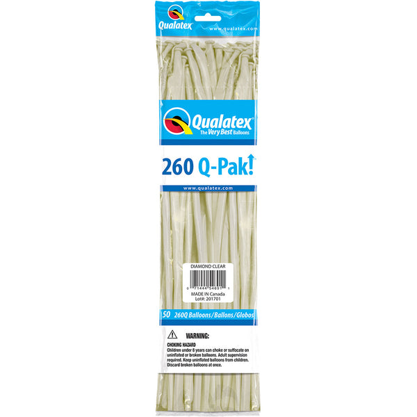260Q Balloons Clear 60" (50 PACK)