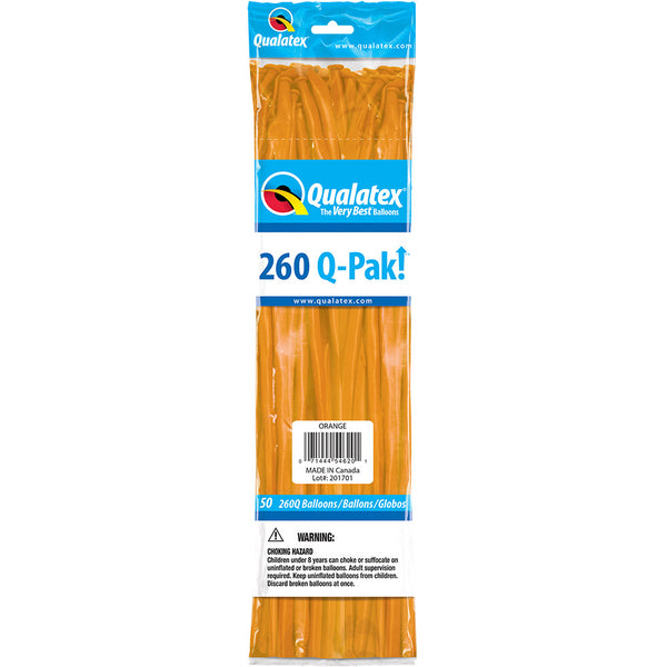 260Q Balloons Orange 60" (50 PACK)