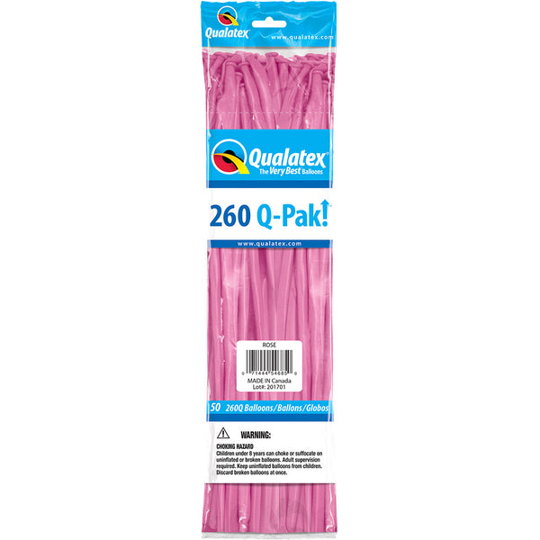 260Q Balloons Rose 60" (50 PACK)