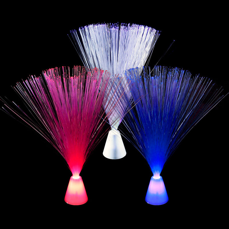 Light Up Fiber Optic Light 9"