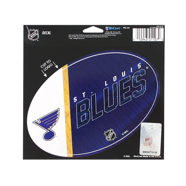 St. Louis Blues Oval Decal 5-3/4"