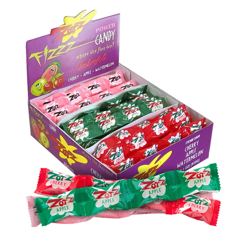 Zotz Fizzy Sour Candy (192 PACK)
