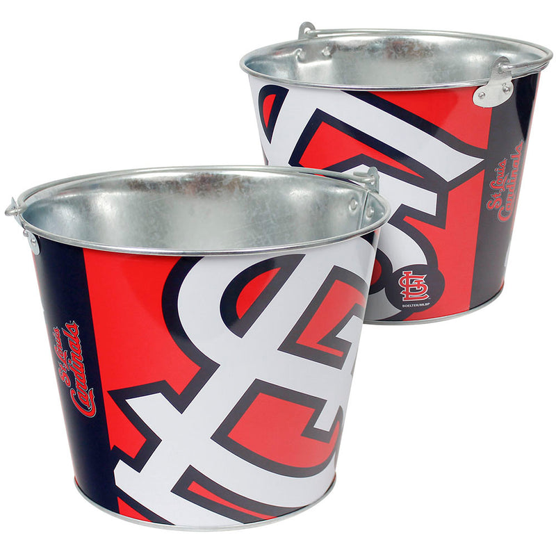 St. Louis Cardinals Metal Beer Bucket 9"