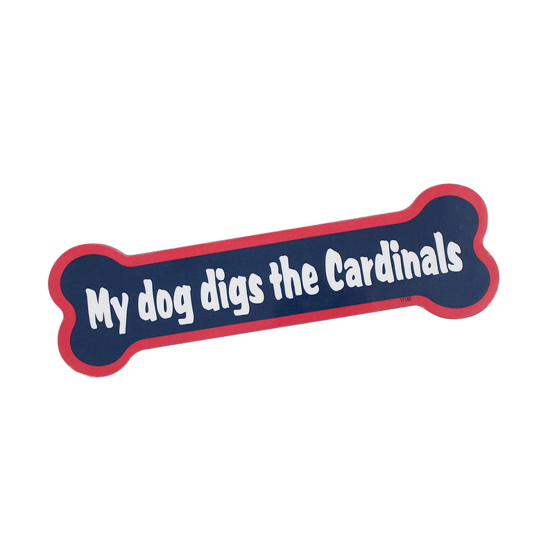 My Dog Digs The Cardinals Magnet 7"